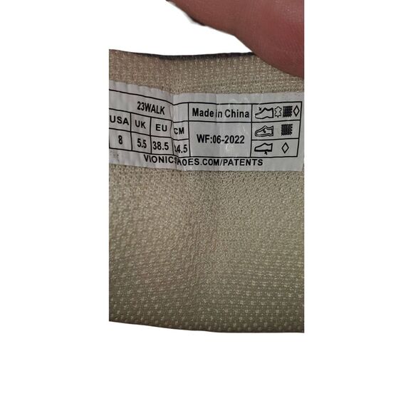 Vionic Walker Women's Tan Suede Walking shoe Sneakers Size 8 - Picture 9 of 10